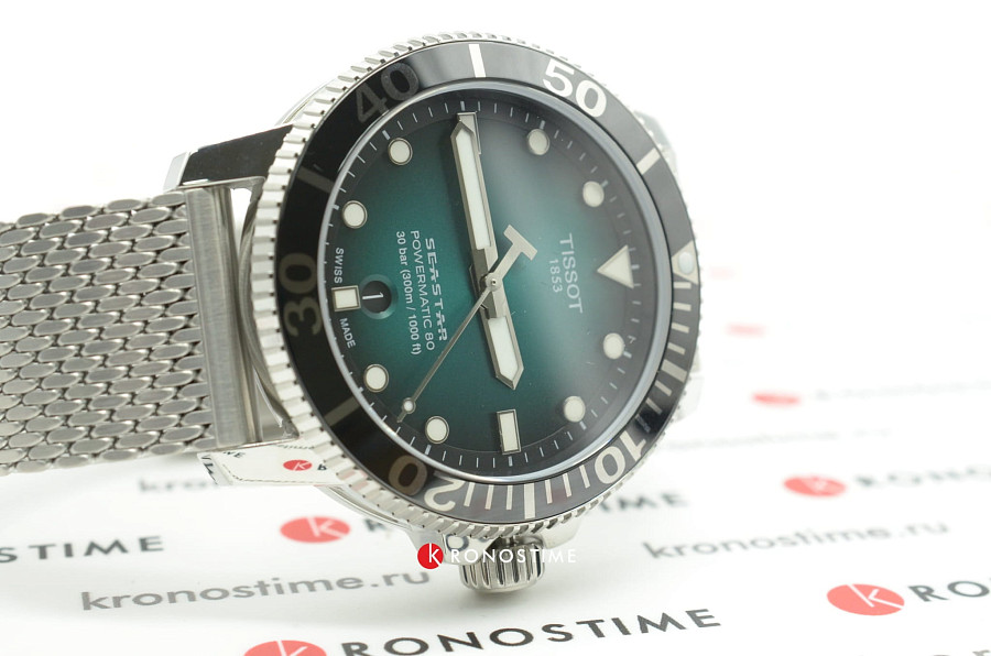 Часы Tissot Seastar 1000 Powermatic 80 T120.407.11.091.00 — Швейцария, механические