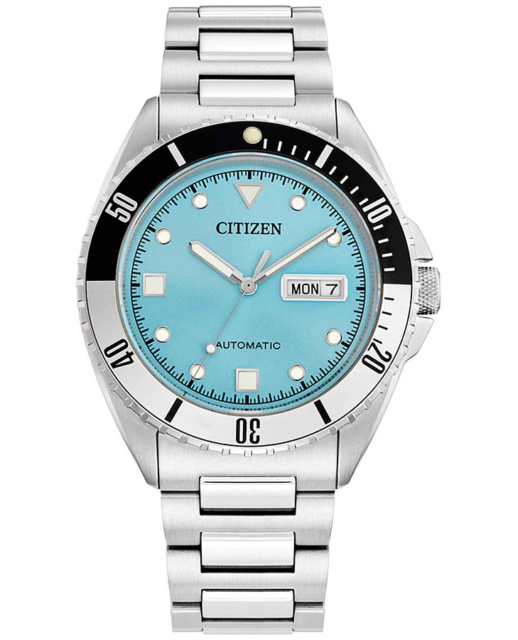 Часы Citizen Automatic NH7530-52L — мужские, голубой