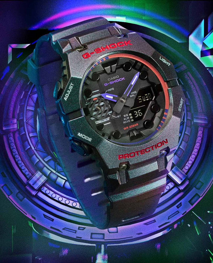 Часы Casio G-Shock GA-B001AH-6ADR (GA-B001AH-6A) — пластик, Япония