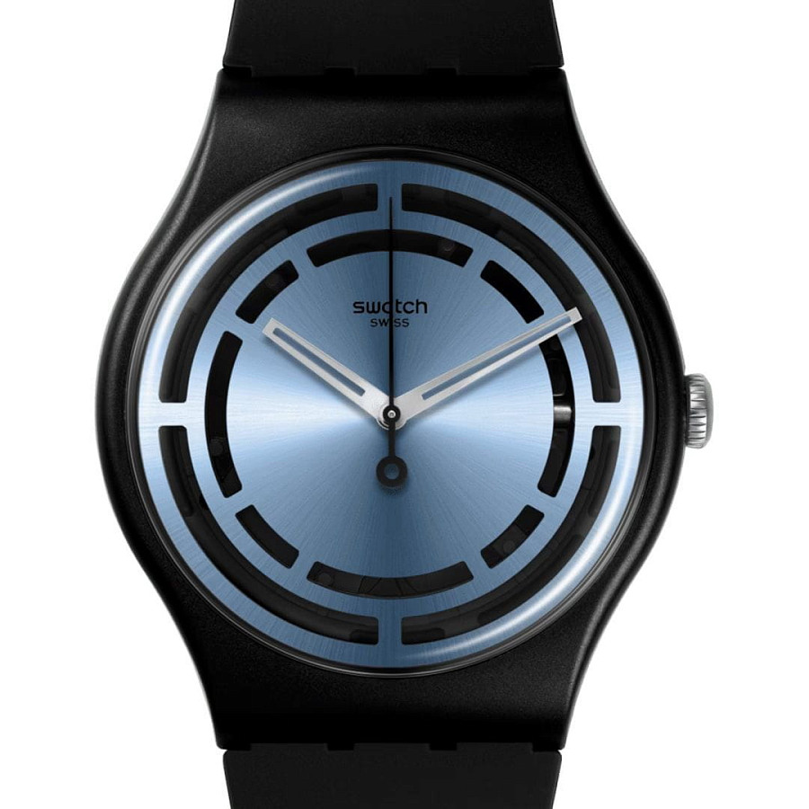 Часы Swatch New Gent Bioceramic Standard SO32B118 — кварцевые, биокерамика