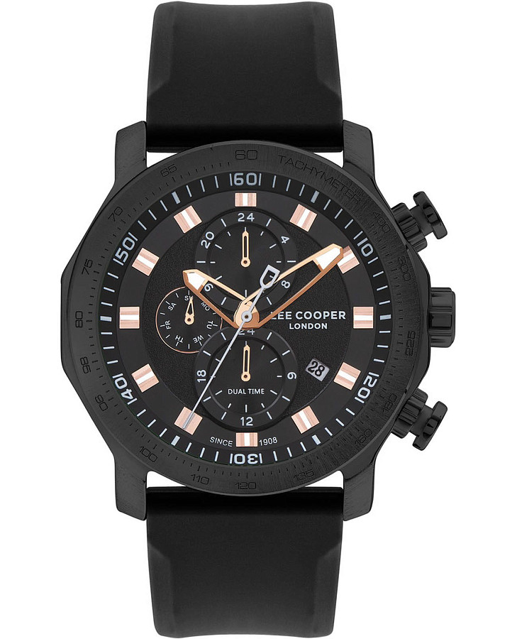 Часы Lee Cooper LC07631.651 — мужские, черный