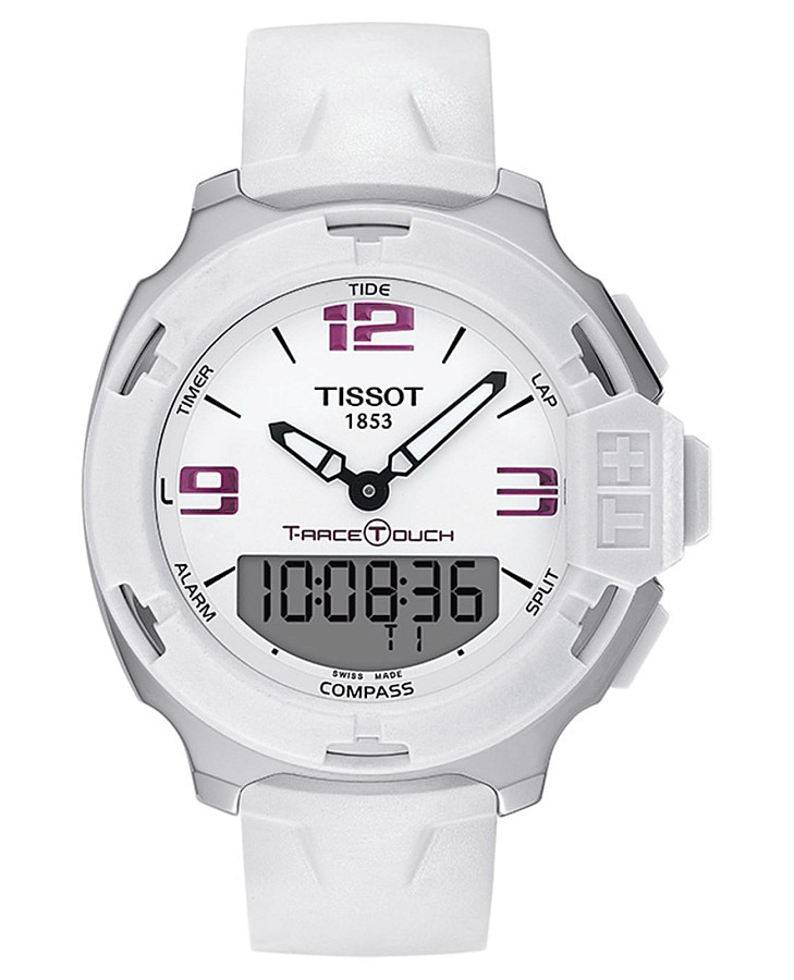 Часы Tissot T-Race Touch T081.420.17.017.00 — мужские, белый