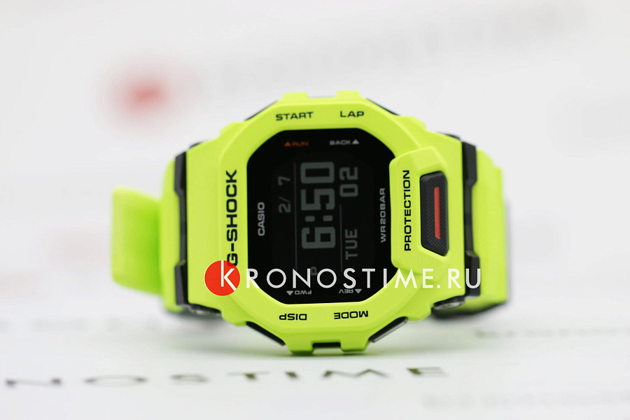 Часы Casio G-Shock GBD-200-9DR (GBD-200-9) — мужские, зеленый