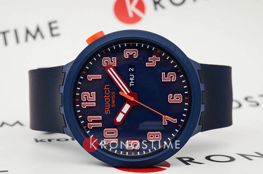 Часы Swatch Big Bold SB01S700 — кварцевые, пластик