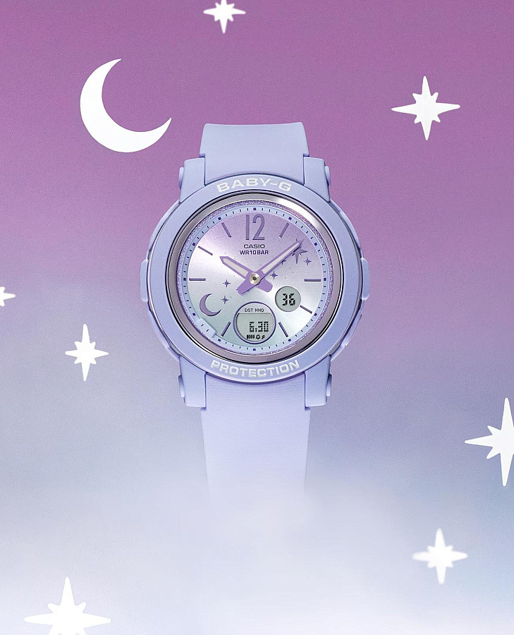 Часы Casio Baby-G BGA-290DS-2ADR (BGA-290DS-2A) — пластик, женские