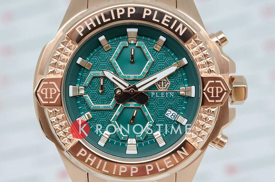 Часы Philipp Plein The $kull Chrono PWWFA0625 — металл сталь, Германия