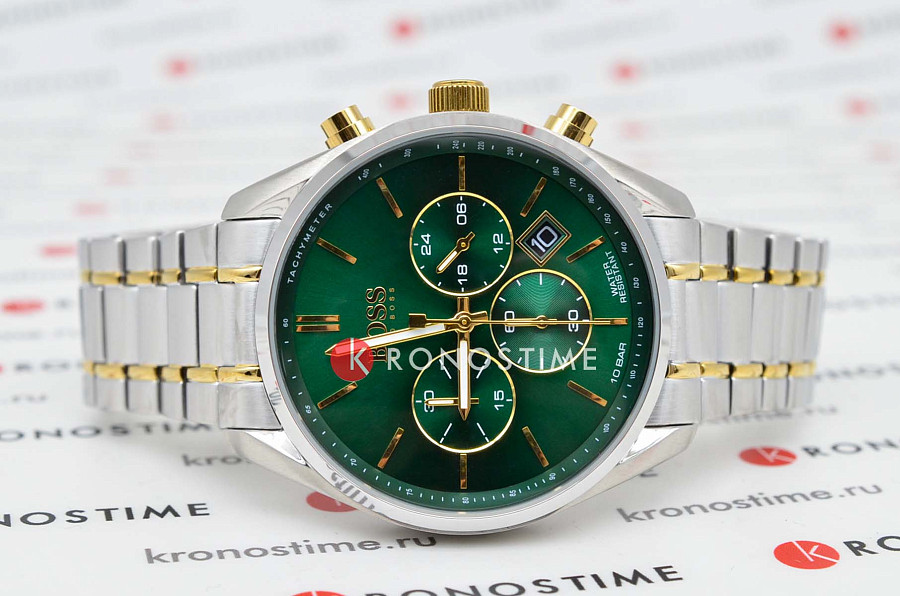 Часы Hugo Boss Champion HB1513878 — кварцевые, сталь металл