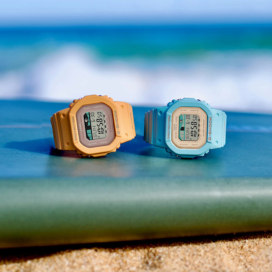 Часы Casio G-Shock GLX-S5600-3 — женские, голубой
