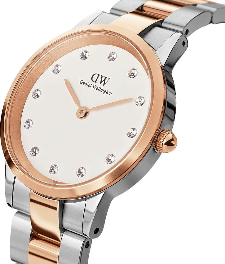 Часы Daniel Wellington Iconic Link Lumine DW00100359 — сталь c pvd покрытием, женские