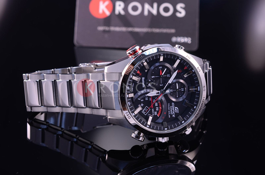 Часы Casio Edifice EQB-501XD-1A — кварцевые, сталь металл