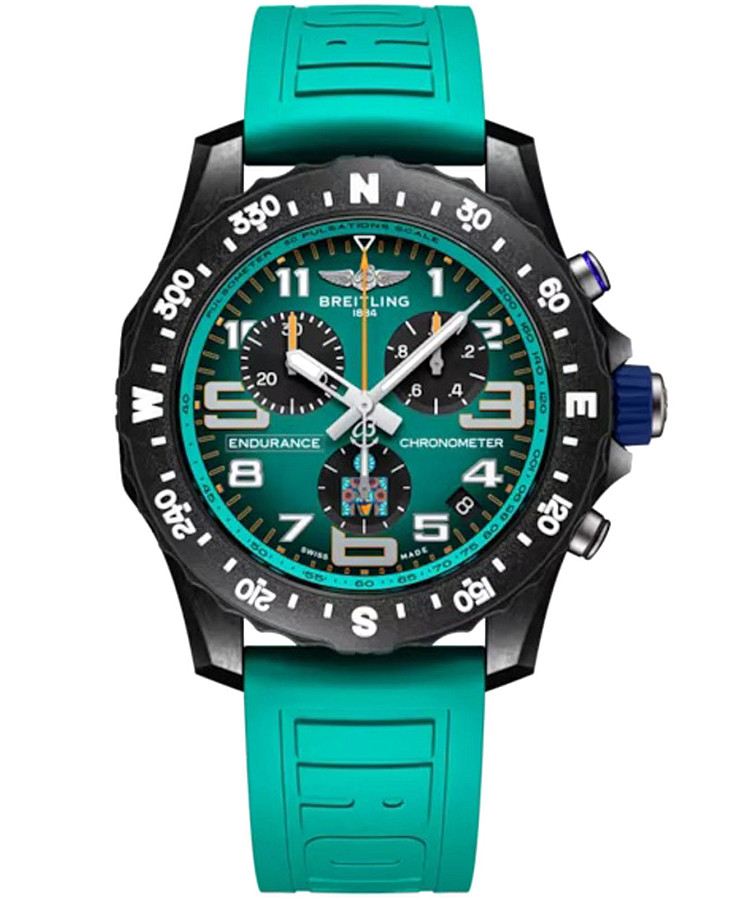 Часы Breitling Professional Endurance Pro 44 X823101K1C1S1 — мужские, зеленый