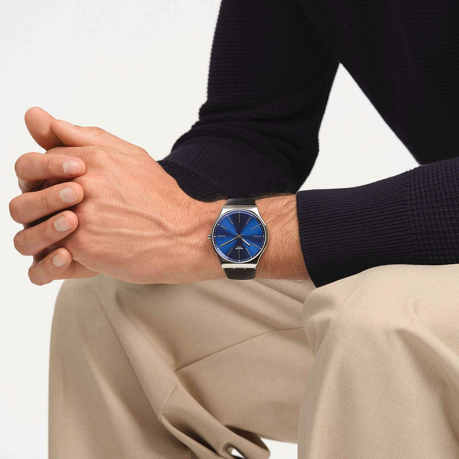 Часы Swatch Skin Irony 42 SS07S125 — кварцевые, Швейцария, мужские
