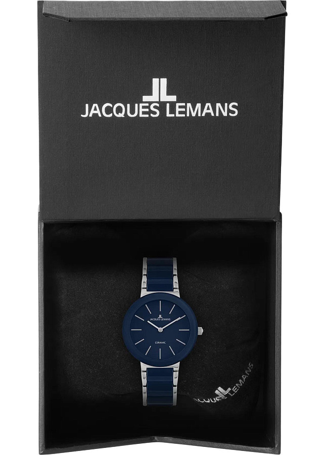 Часы Jacques Lemans High Tech Ceramic 42-7Y — кварцевые, сталь металл