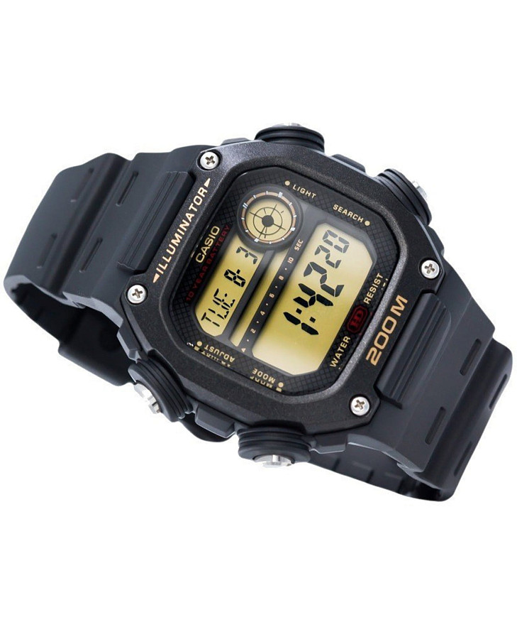 Часы Casio Collection DW-291H-9AVDF (DW-291H-9A) — кварцевые, пластик