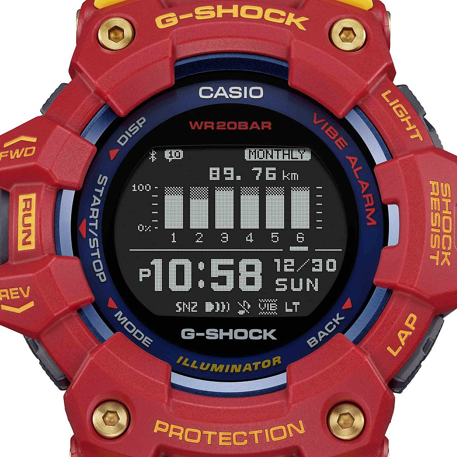 Часы Casio G-Shock GBD-100BAR-4DR (GBD-100BAR-4E) — электронные, Япония, мужские