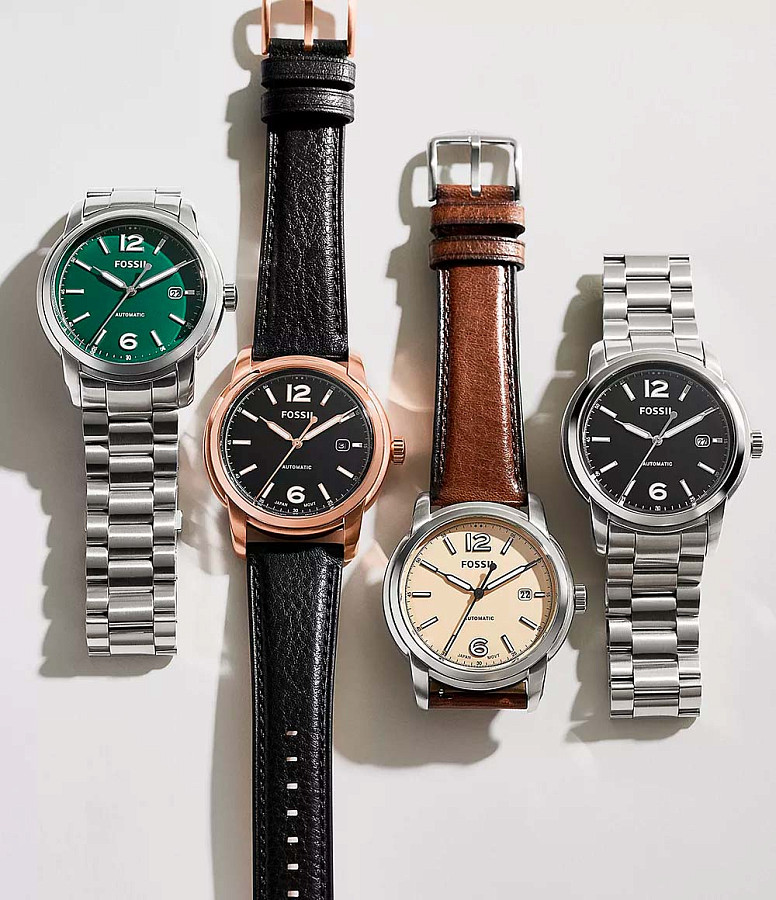 Часы Fossil Heritage ME3223 — сталь металл, США