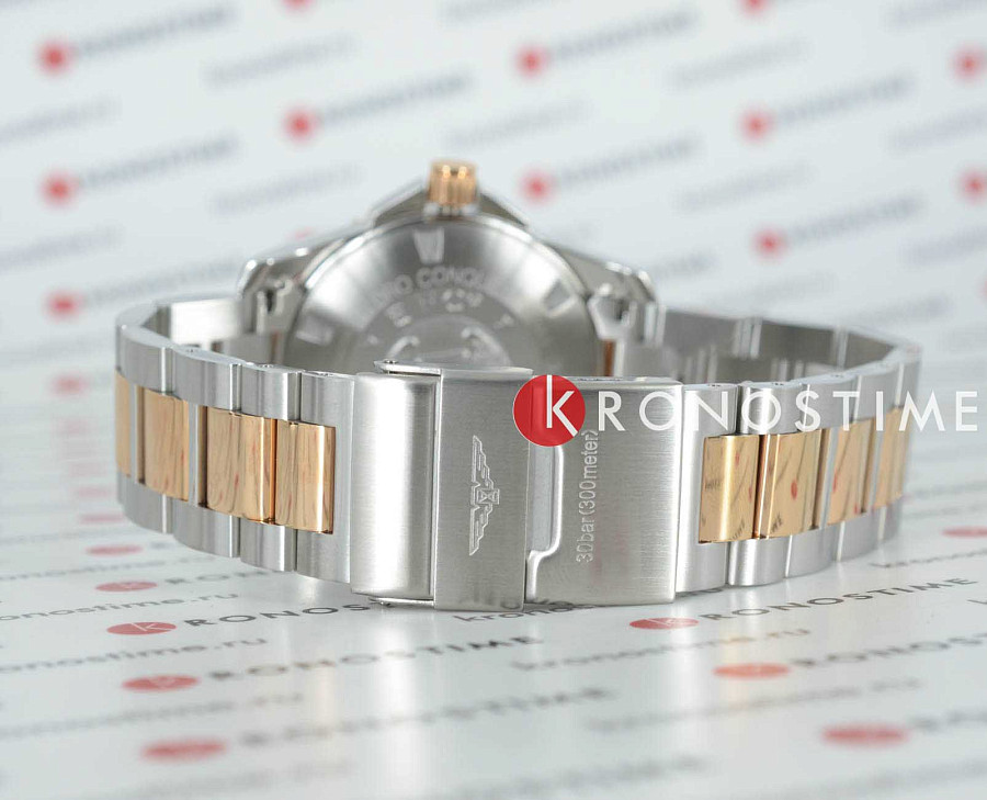 Часы Longines HydroConquest L3.740.3.58.7 — нержавеющая сталь с pvd-покрытием, мужские