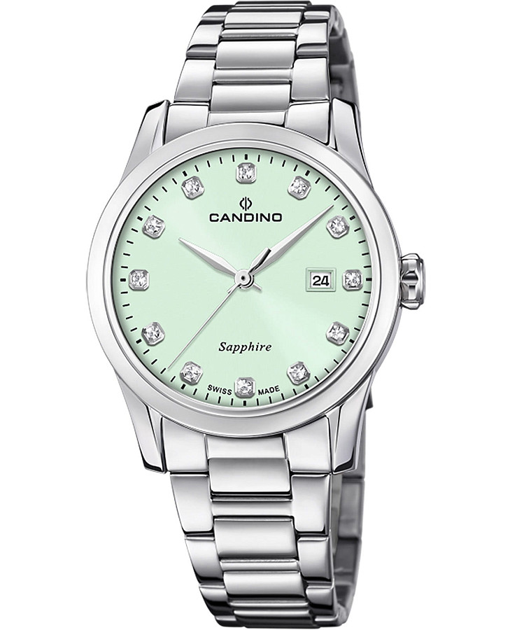 Часы Candino Lady Elegance C4738/5 — женские, зеленый