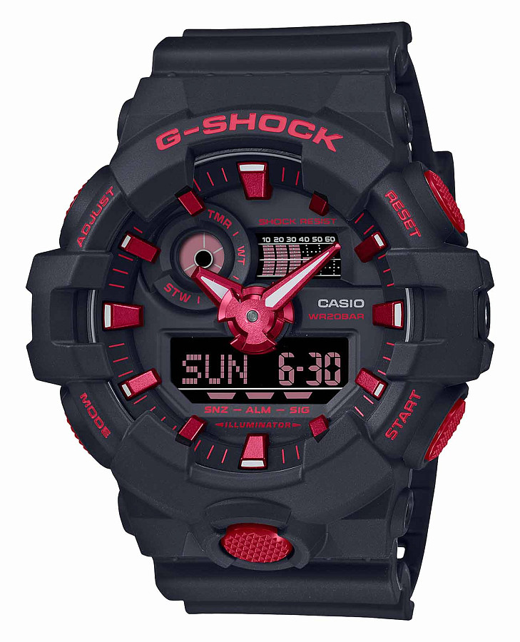 Часы Casio G-Shock GA-700BNR-1ADR (GA-700BNR-1A) — мужские