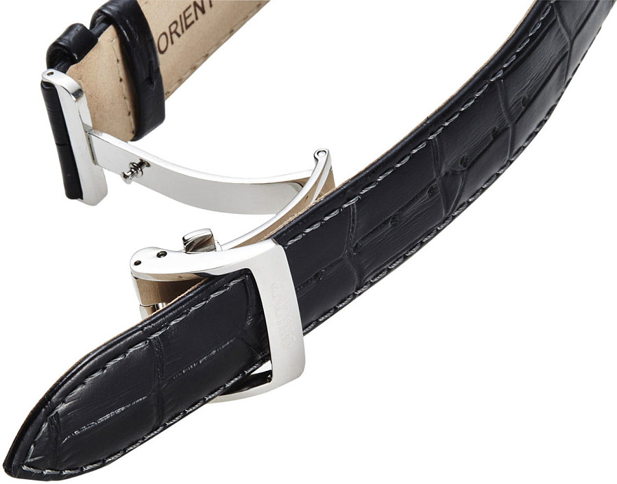 Часы Orient Sun And Moon RA-AK0010B (RN-AK0010B) — черный, металл сталь