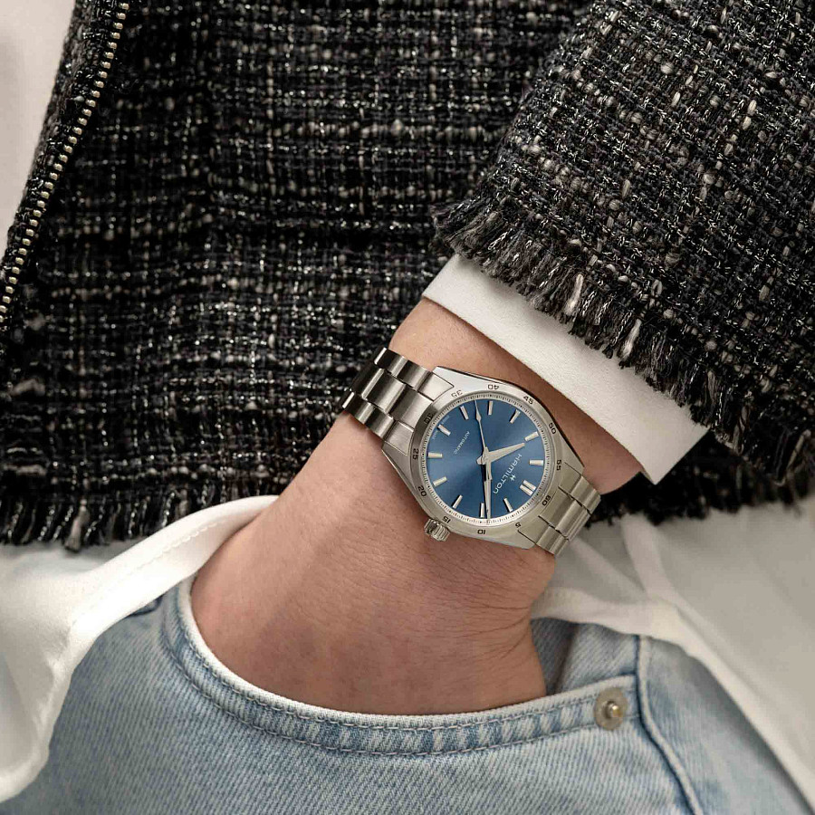 Часы Hamilton Jazzmaster Performer Auto H36105140 — механические, металл сталь