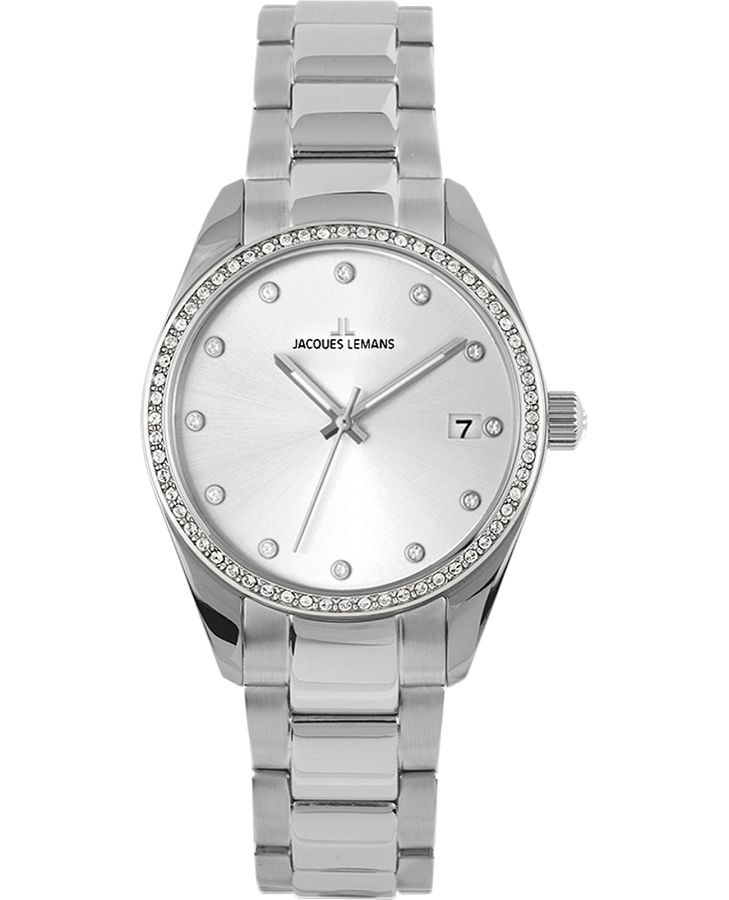 Часы Jacques Lemans Classic 1-2133A — женские, серебристый