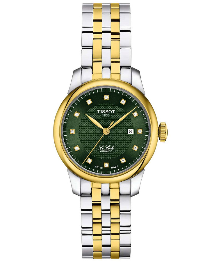 Часы Tissot T-Classic Le Locle T006.207.22.096.01 — женские, зеленый