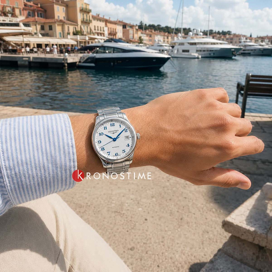 Часы Longines Master Collection L2.949.4.73.6 — серебристый, металл сталь