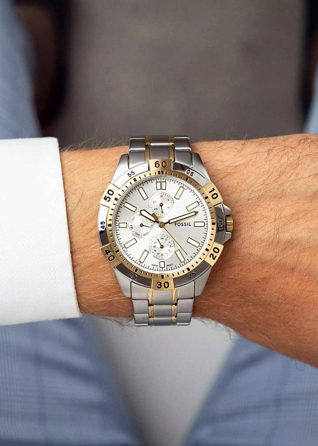 Часы Fossil Garrett FS6148 — металл сталь, США