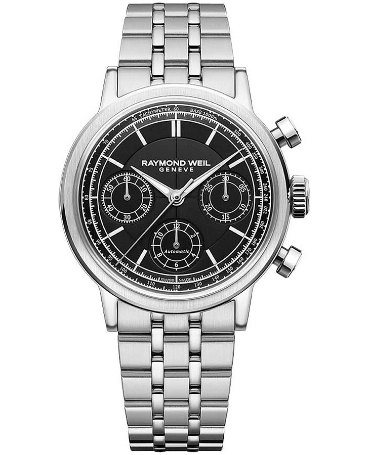 Часы Raymond Weil Freelancer 7765-ST-20001 — мужские, черный