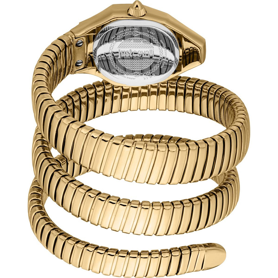 Часы Just Cavalli Signature Snake Lunara JC1L397M0045 — кварцевые, сталь металл