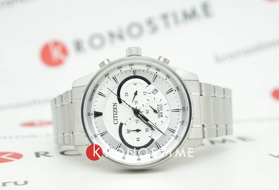 Часы Citizen Chronograph AN8190-51A — кварцевые, металл сталь