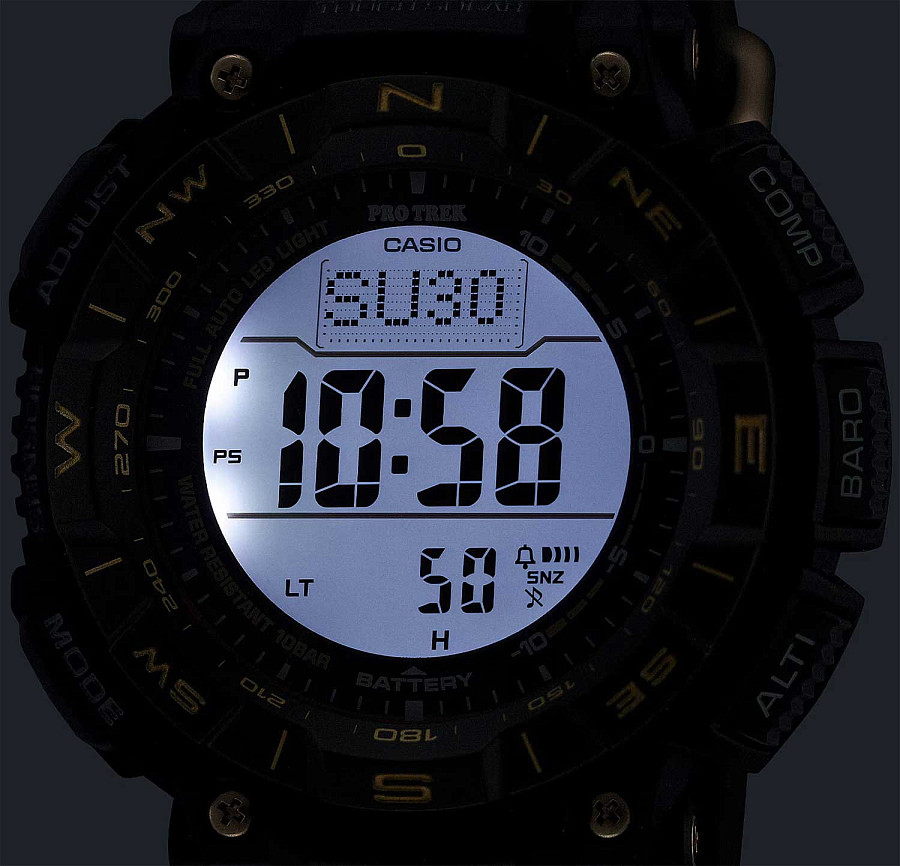 Часы Casio Pro Trek PRG-340ANS-3 — пластик, Япония