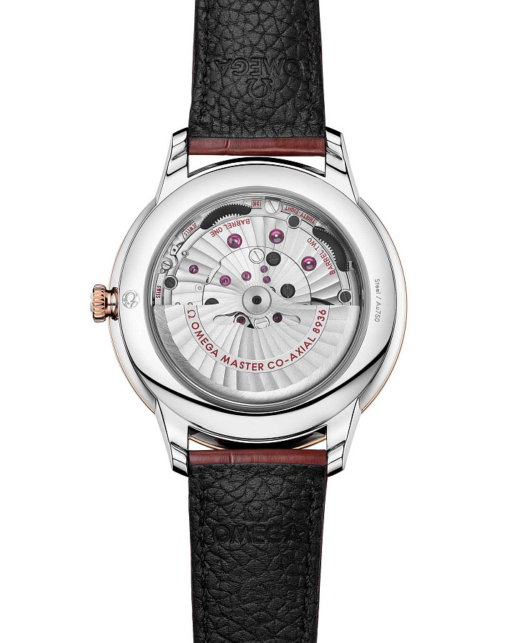 Часы Omega De Ville Prestige 434.23.42.22.02.001 — механические, золото металл сталь