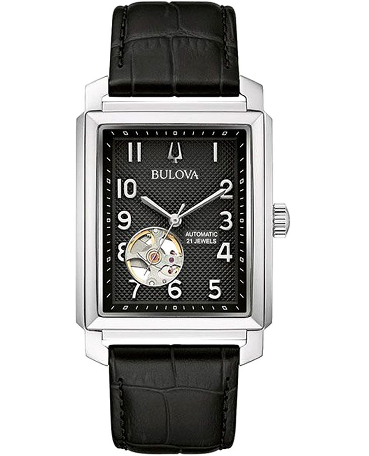 Часы Bulova Sutton 96A269 — мужские, черный
