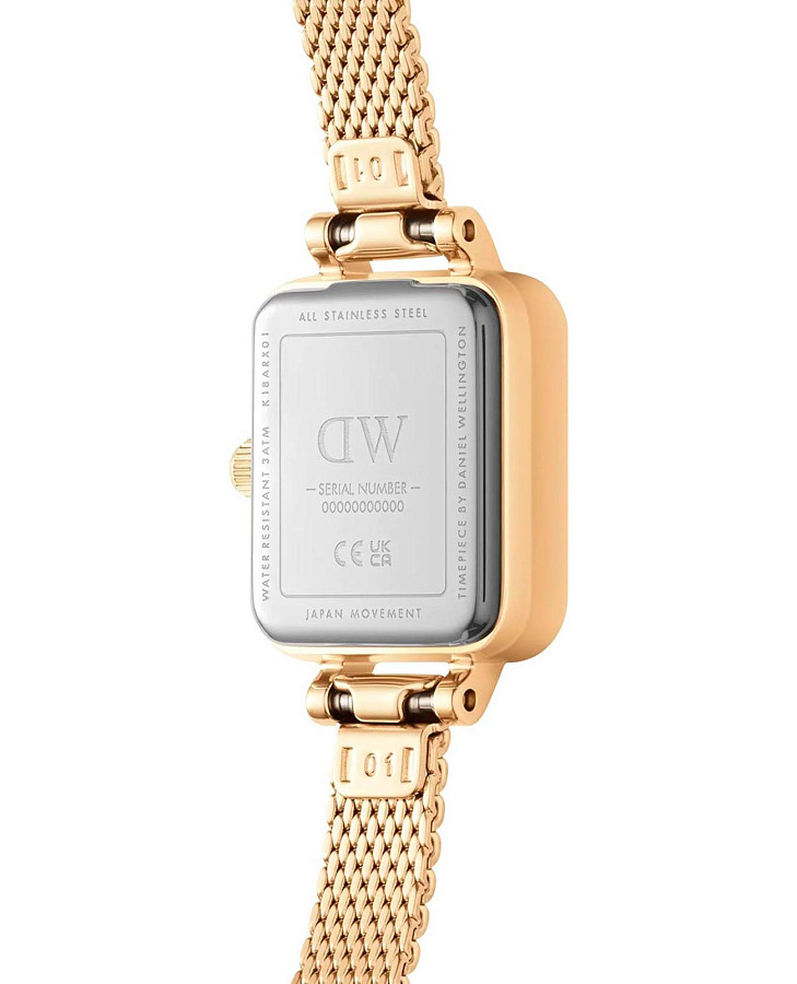 Часы Daniel Wellington Quadro DW00100656 — сталь c pvd покрытием, женские