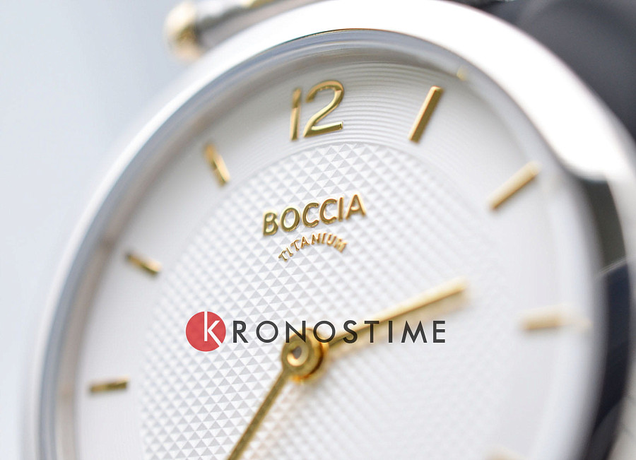 Часы Boccia Titanium 3362-03 — нержавеющая сталь с pvd-покрытием, женские