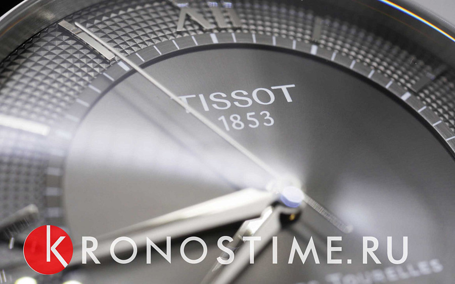 Часы Tissot Chemin des Tourelles Powermatic 80 42 mm T139.407.11.068.00 — черный, сталь металл