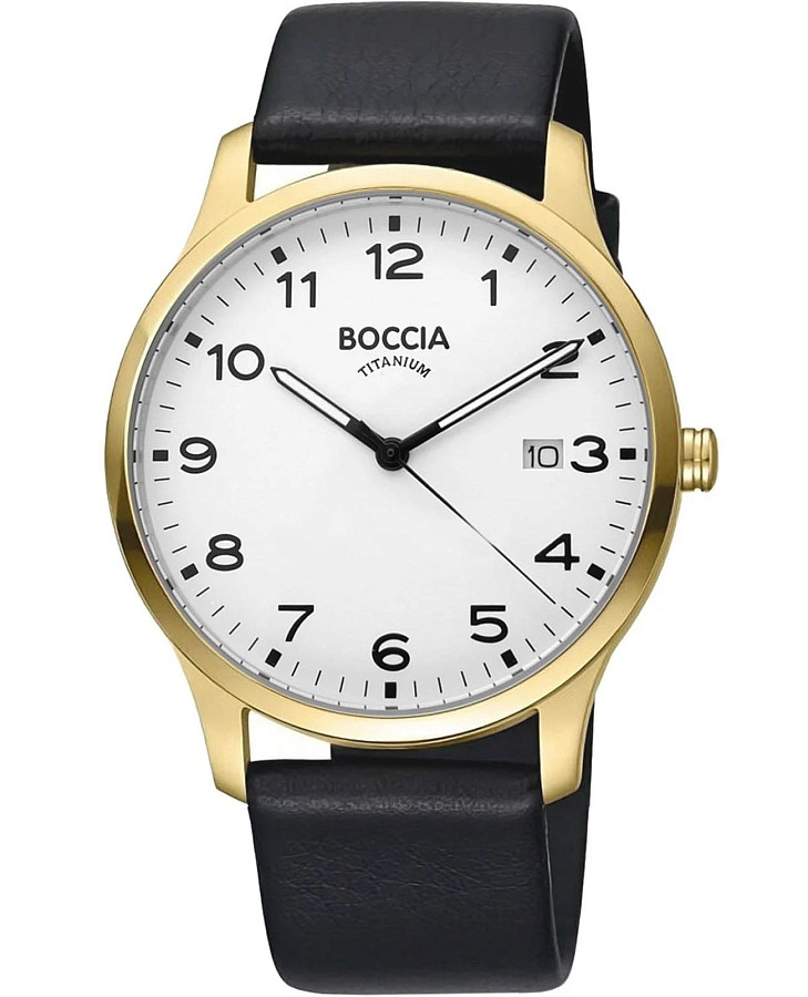 Часы Boccia Titanium 3620-08 — мужские, белый