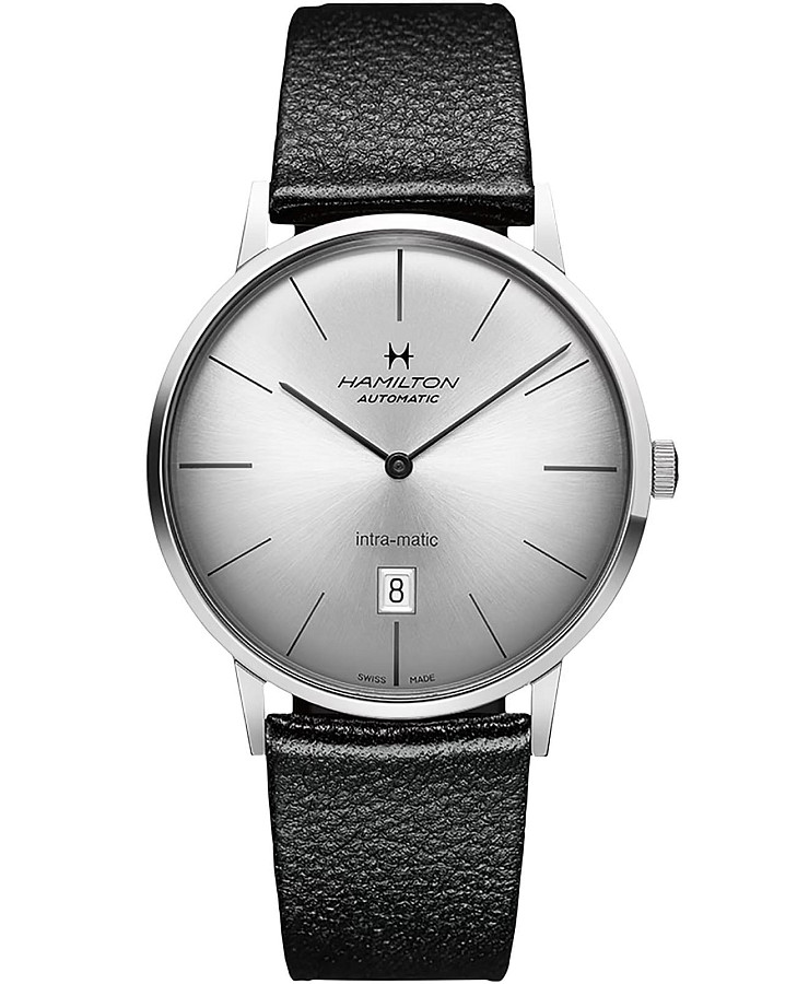 Часы Hamilton American Classic Intra-Matic Auto H38755751 — мужские, серебристый