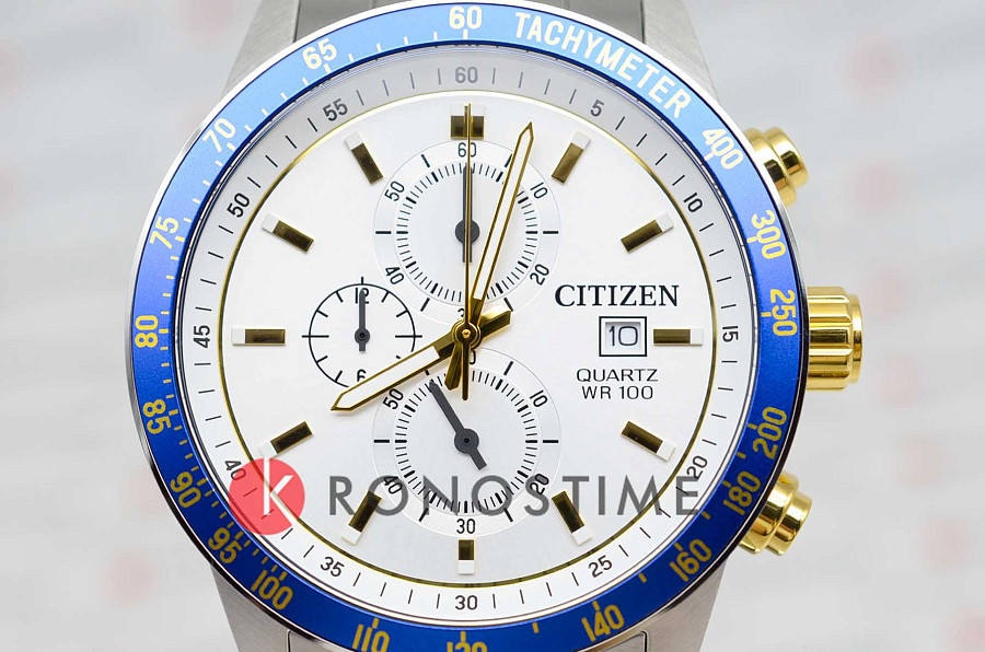 Часы Citizen Chronograph AN3686-53A — сталь металл, Япония