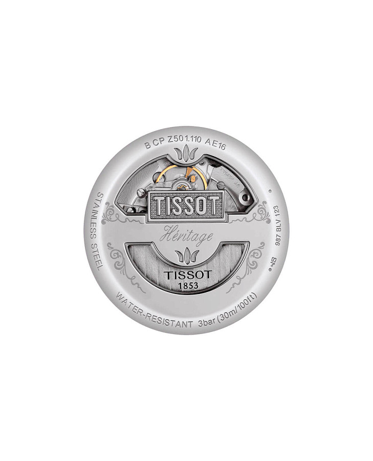 Часы Tissot Heritage 1948 T66.1.782.33 — механические, металл сталь