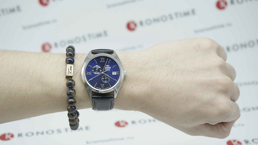 Часы Orient RA-AK0507L1 (RN-AK0507L) — мужские, кожаный