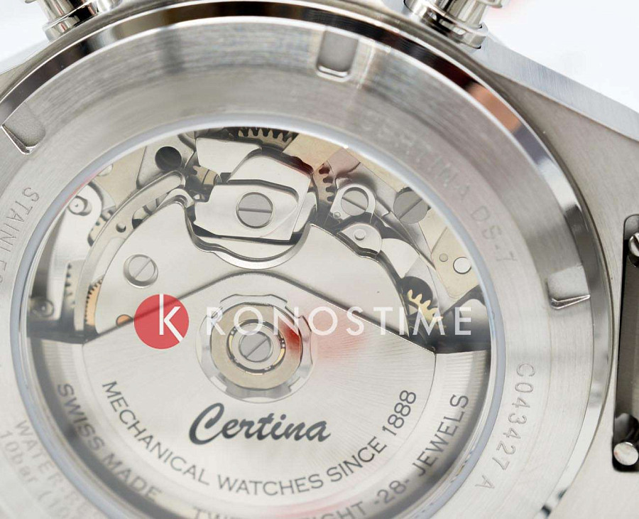 Часы Certina DS-7 Chrono Auto C043.427.11.041.00 — нержавеющая сталь, мужские