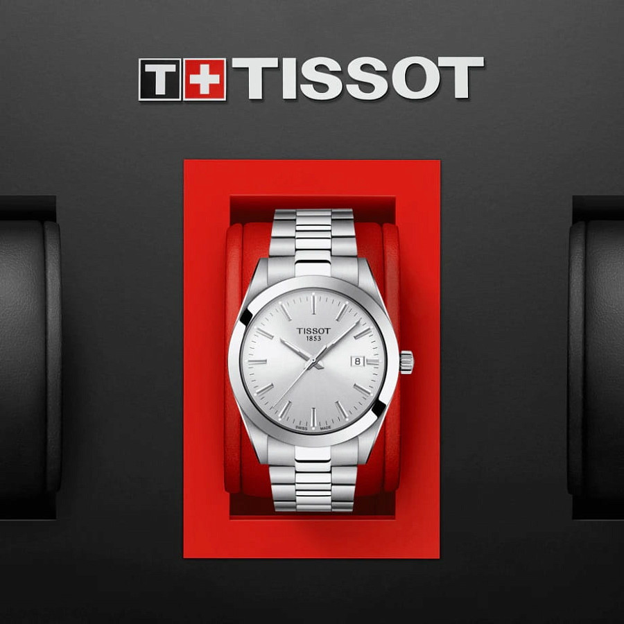 Часы Tissot Gentleman T127.410.11.031.00 — Швейцария, кварцевые