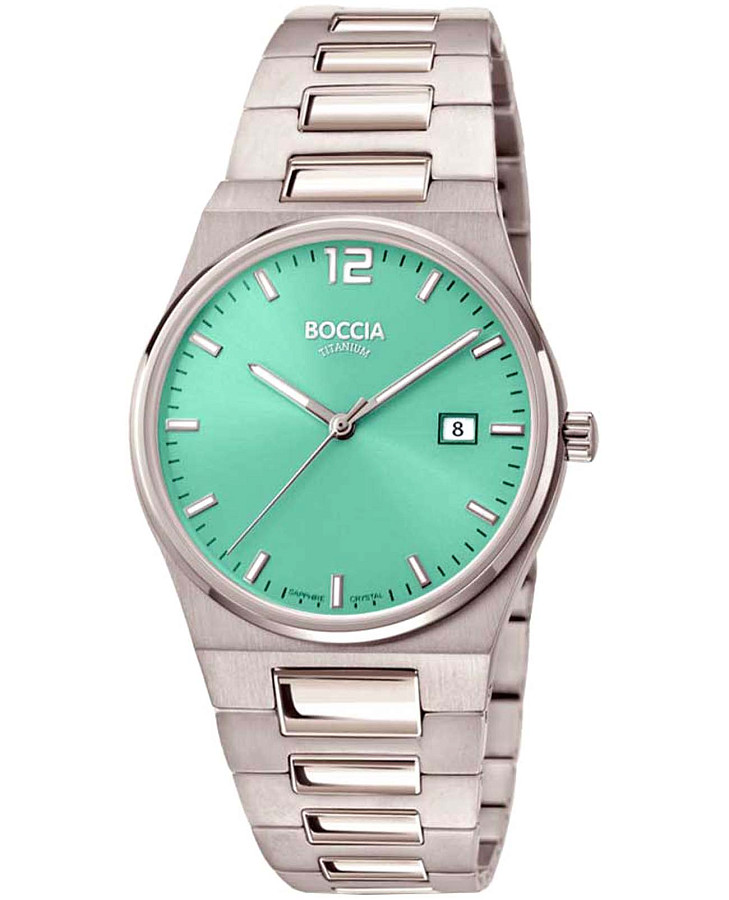 Часы Boccia Titanium Circle-Oval 3357-02 — женские, бирюзовый
