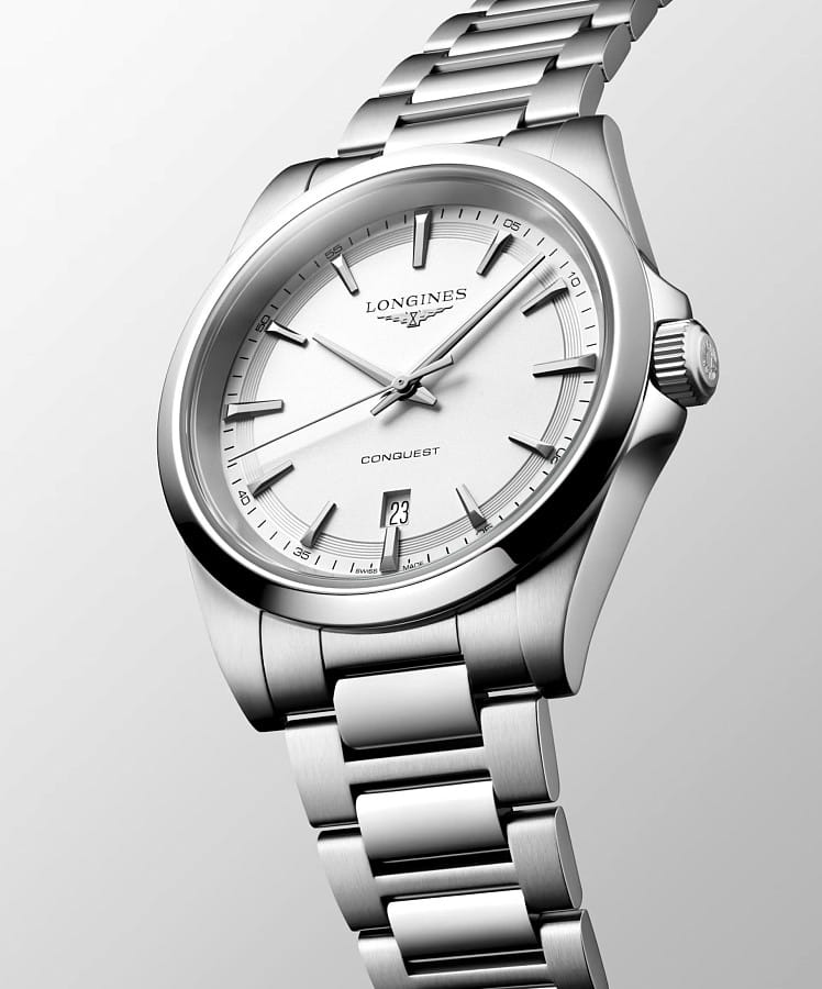 Часы Longines Conquest 41 mm L3.860.4.12.6 — сталь металл, Швейцария