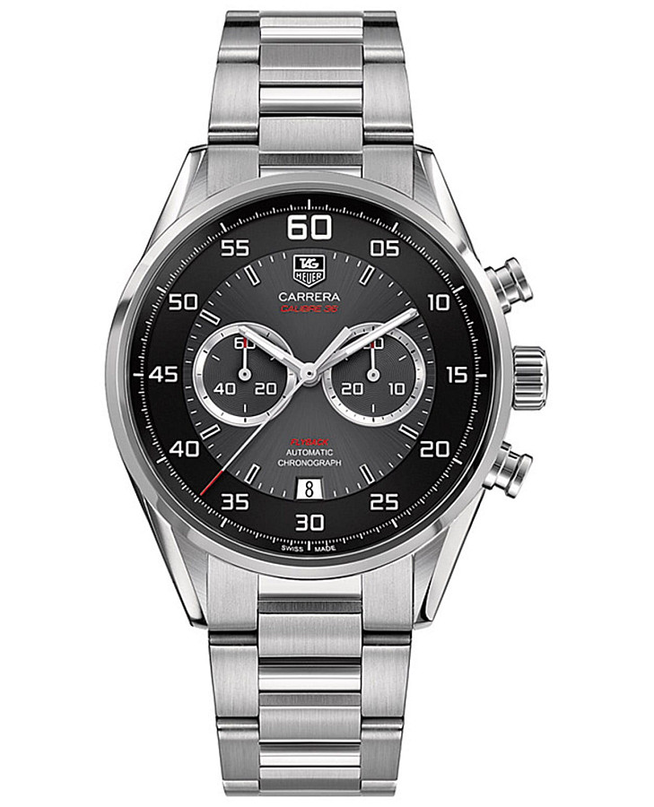 Часы TAG Heuer Carrera CAR2B10.BA0799 — мужские, черный