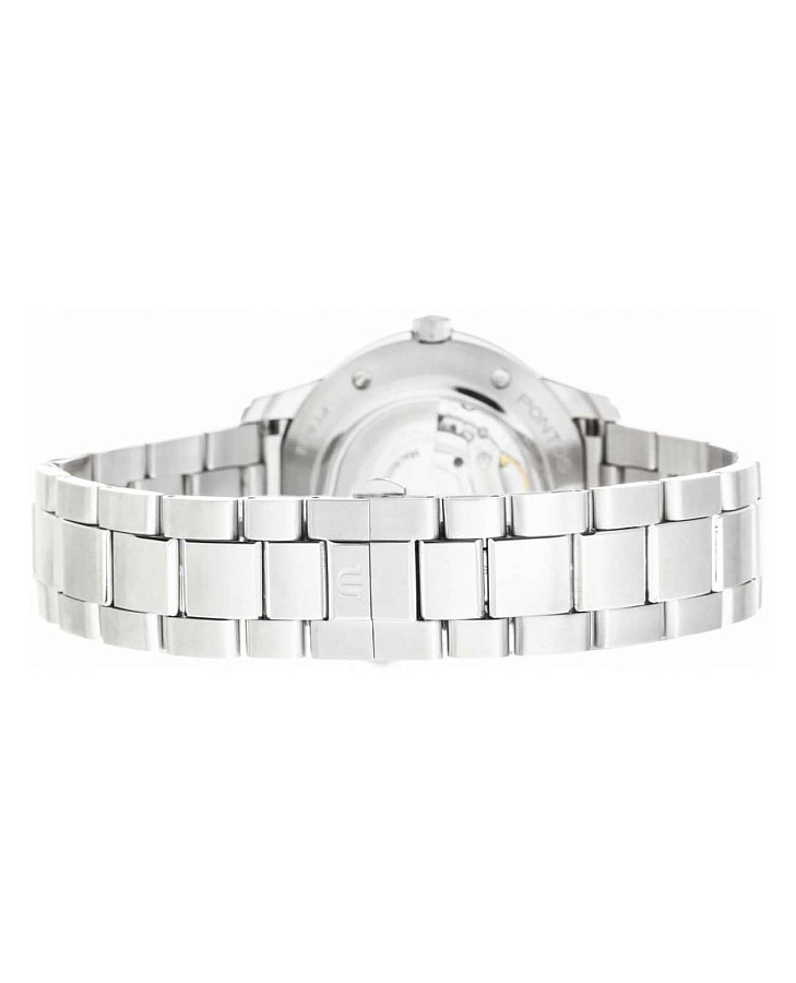 Часы Maurice Lacroix Pontos Day Date PT6358-SS002-330-1 — механические, металл сталь