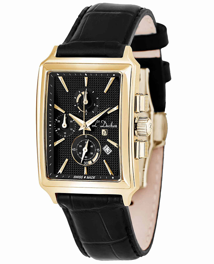 Часы L'Duchen Adventure Chrono D 612.21.31 — кварцевые, металл сталь